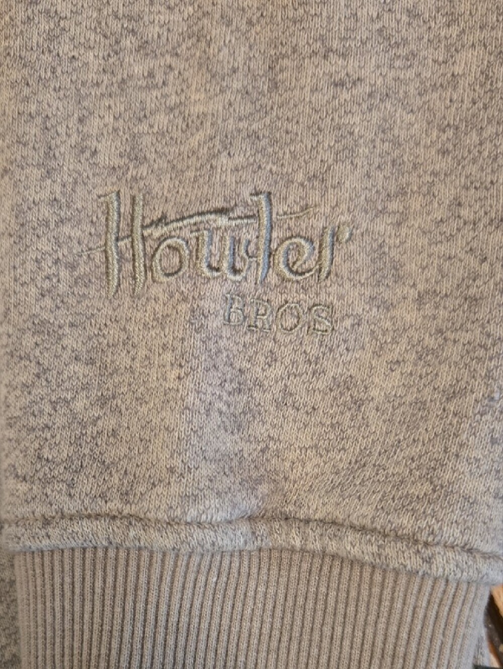 Howler Brothers Taupe Zip Shaman Hoodie with Floral Printed Yoke - Picture 4 of 11